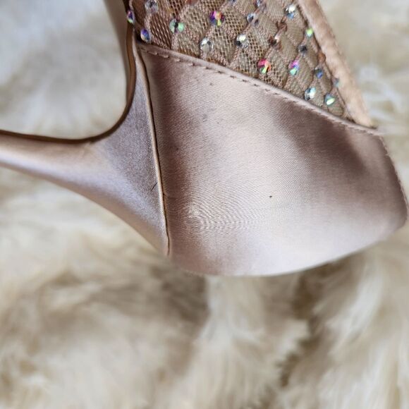 Jewel badgley Mischka mesh jeweled floria evening shoes - Picture 9 of 13